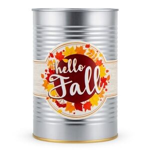 Hello Fall Tin Can by Kendall Farms